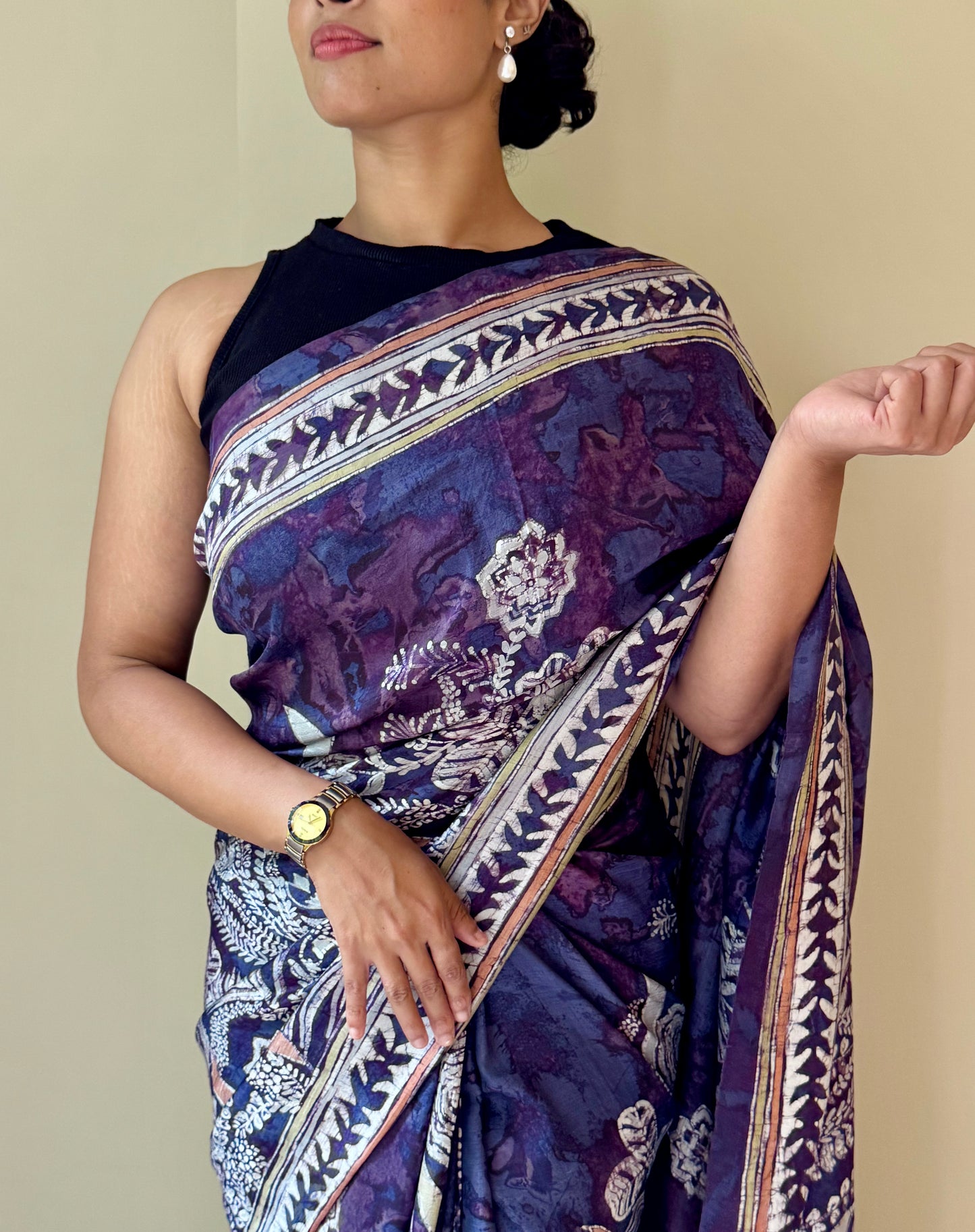 Noor-e-Raat, Velvet Twilight Saree