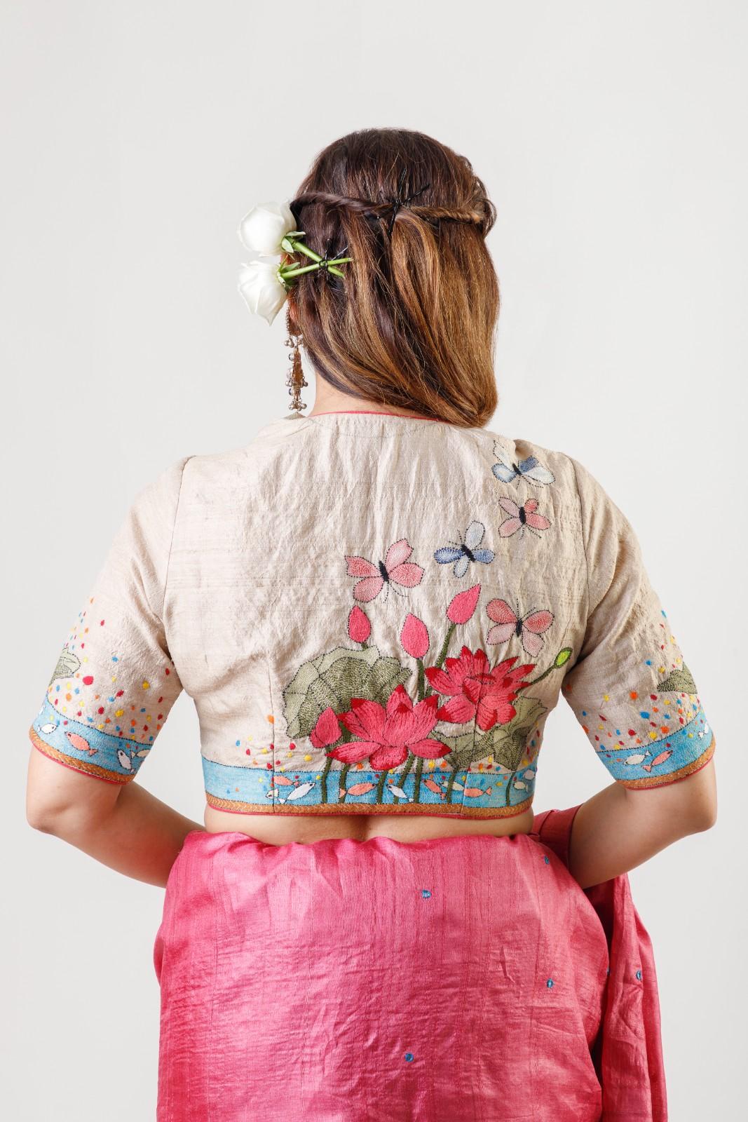 Lotus Whisper Cotton Blouse