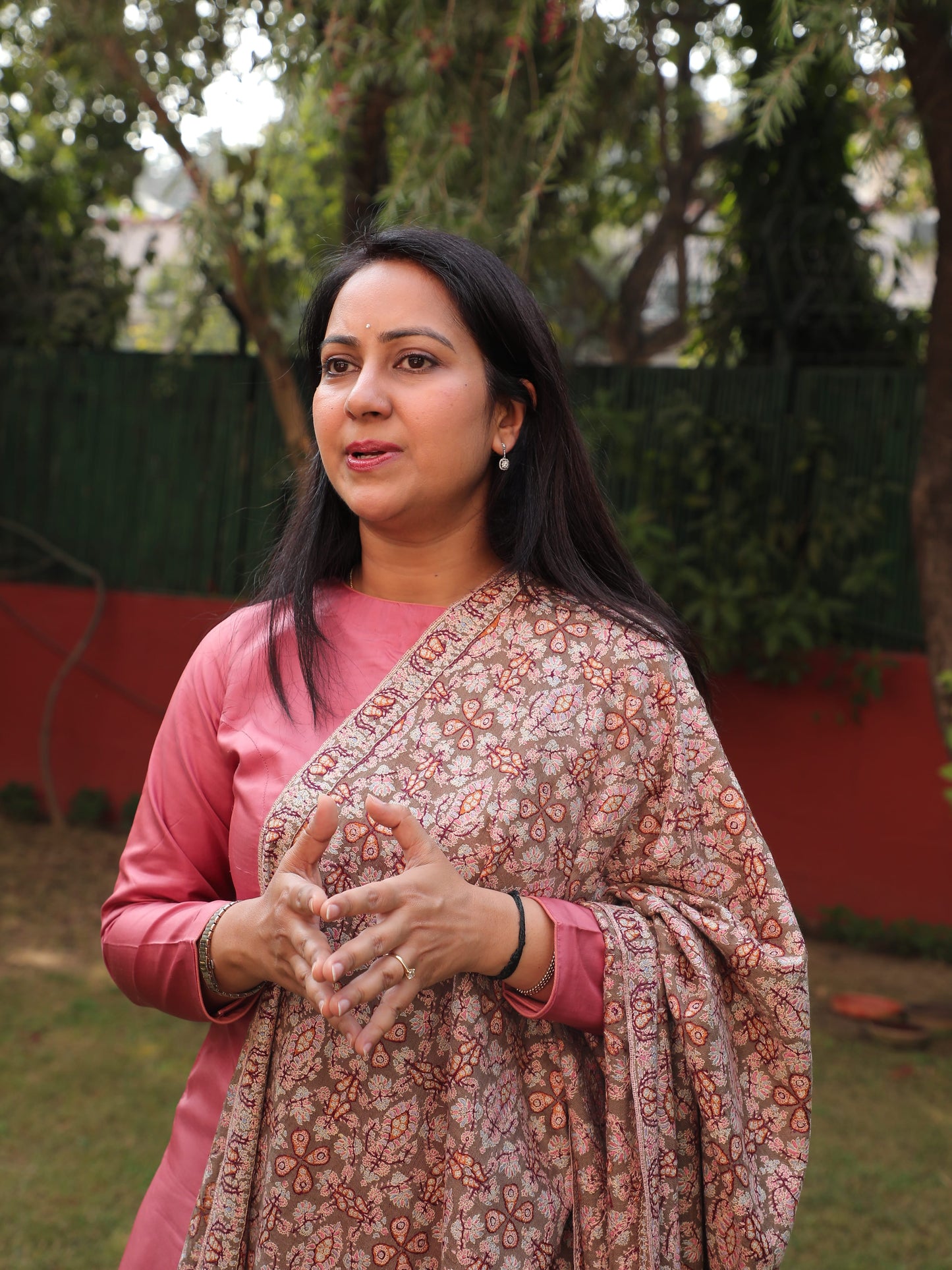 Noor-e-Phool Sonpah Shawl, Autumn Bloom Pashmina