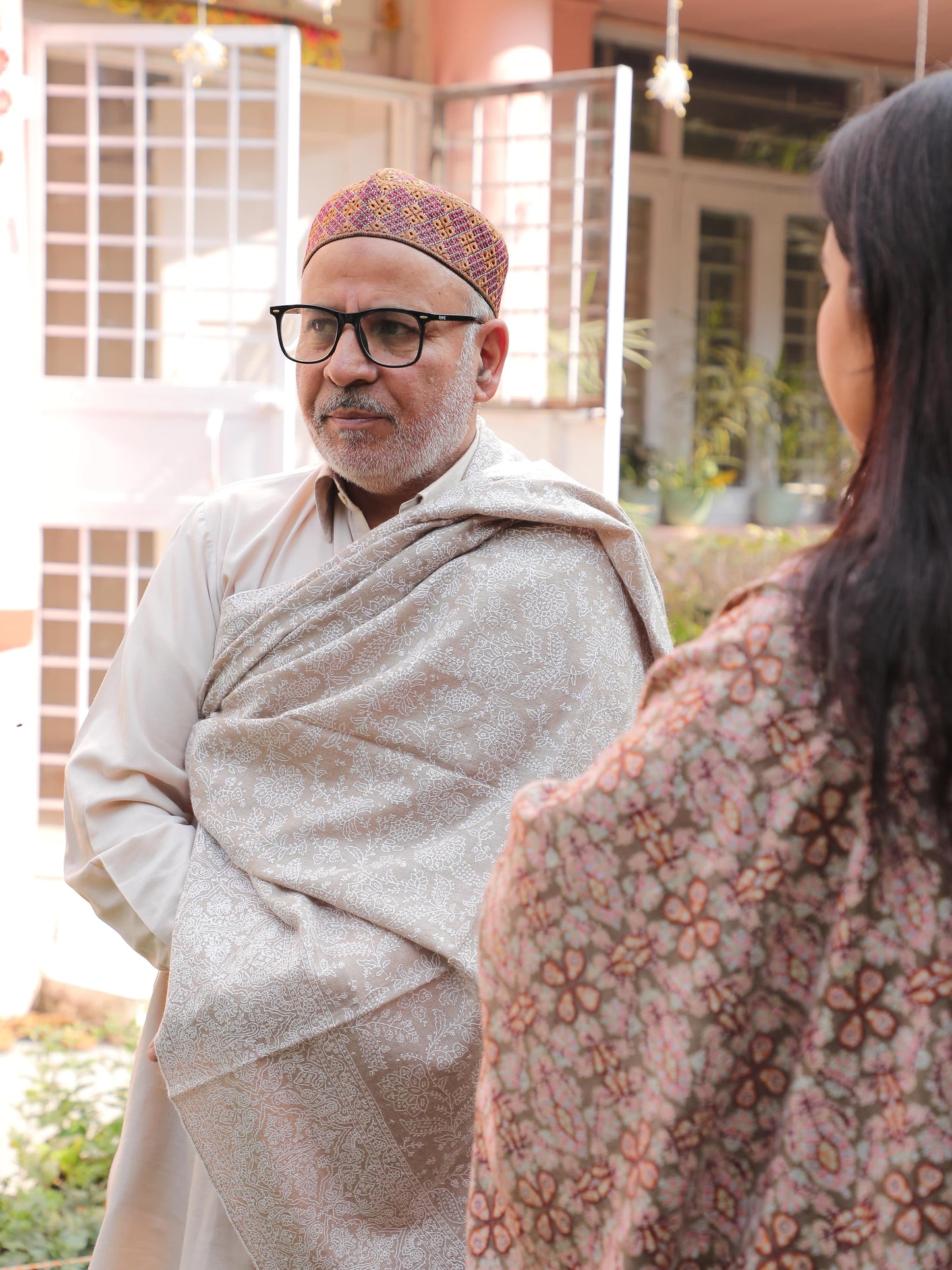 Noor-e-Phool Sonpah Shawl, Autumn Bloom Pashmina