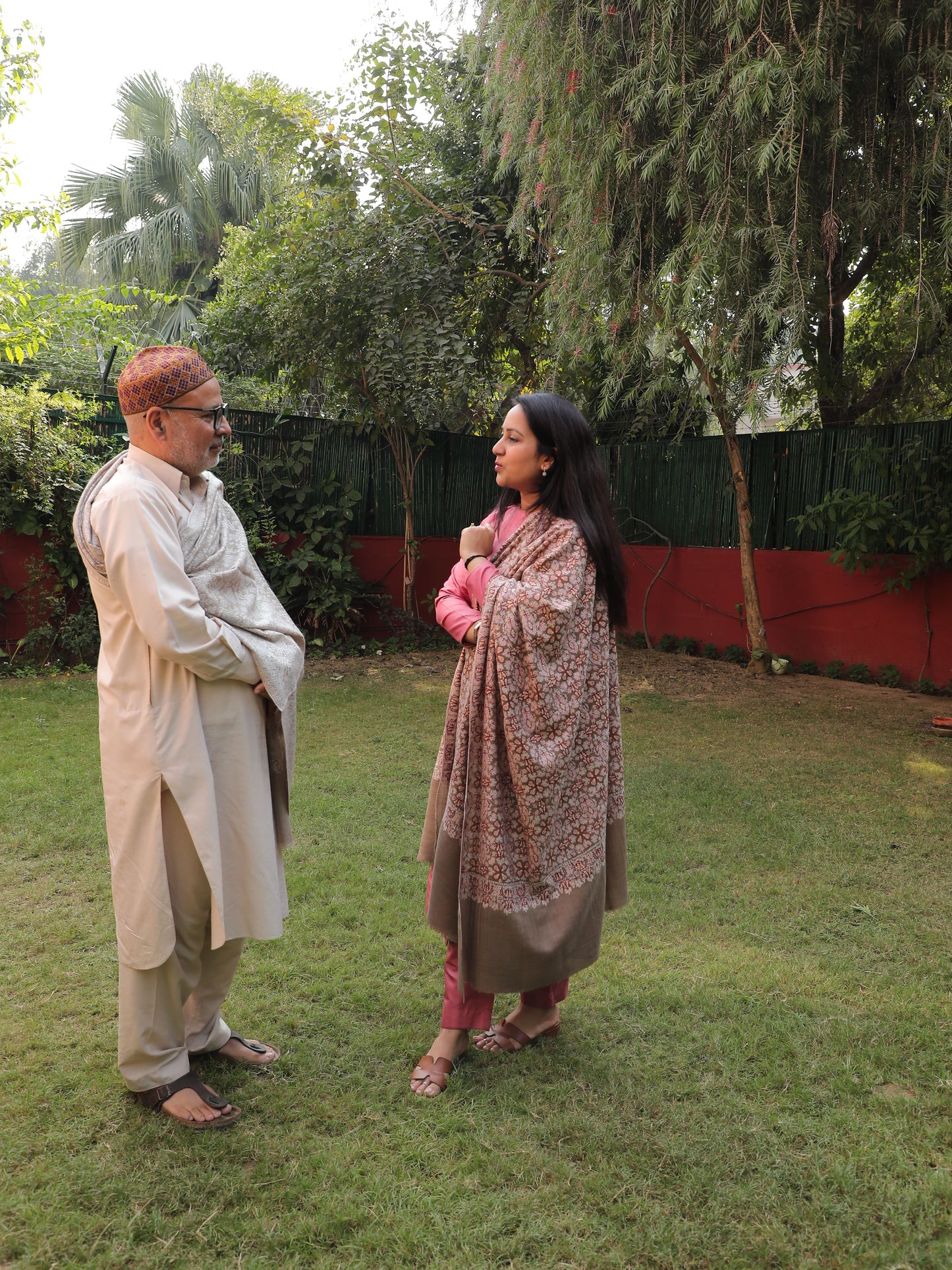 Noor-e-Phool Sonpah Shawl, Autumn Bloom Pashmina