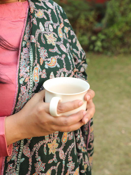 Kashmiri Zari Gul Shawl, Royale Wrap