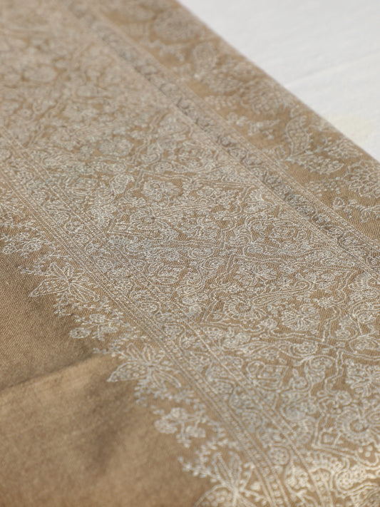 Classic Serenity Shawl, Heritage Glow Pashmina, Sunehri Virasat Shawl